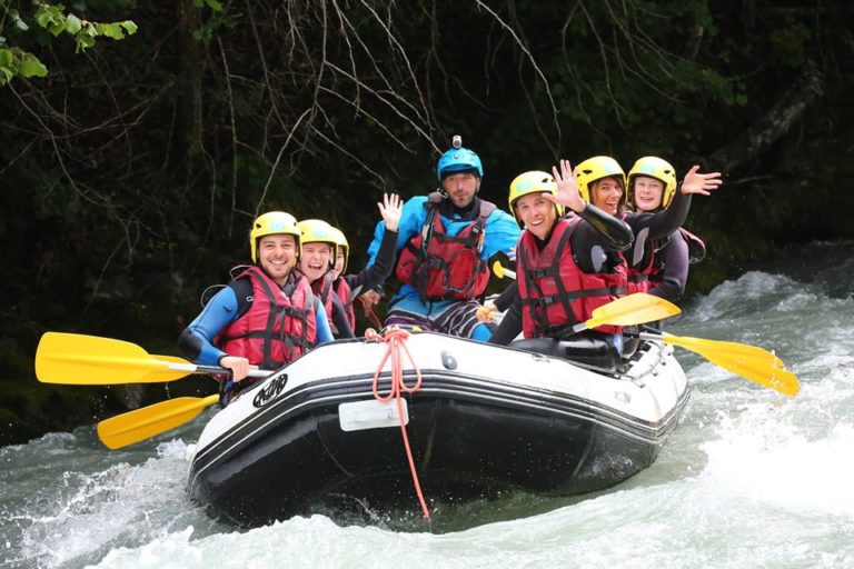 Descente en Rafting sur l'Isère pour EVG