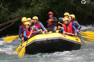 Rafting enfant